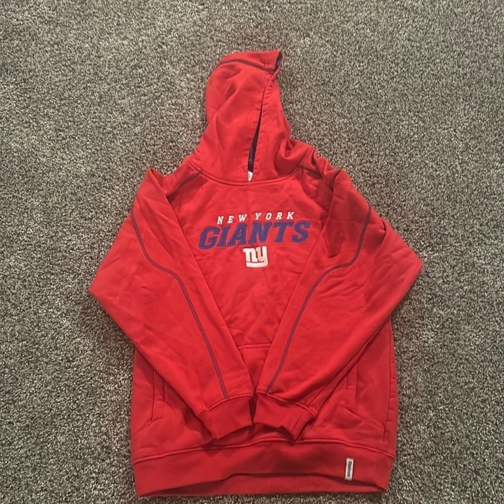 Reebok New York Giants Youth Girls M NFL Sweatshirt Crewneck Pullover